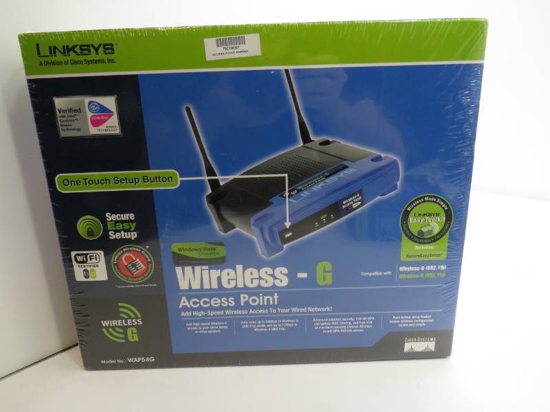 lot 42 image: Linksys wireless access point