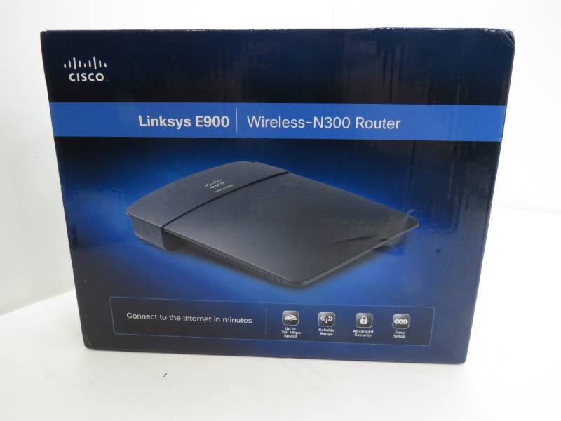 lot 43 image: Cisco E900 wireless N-300 router