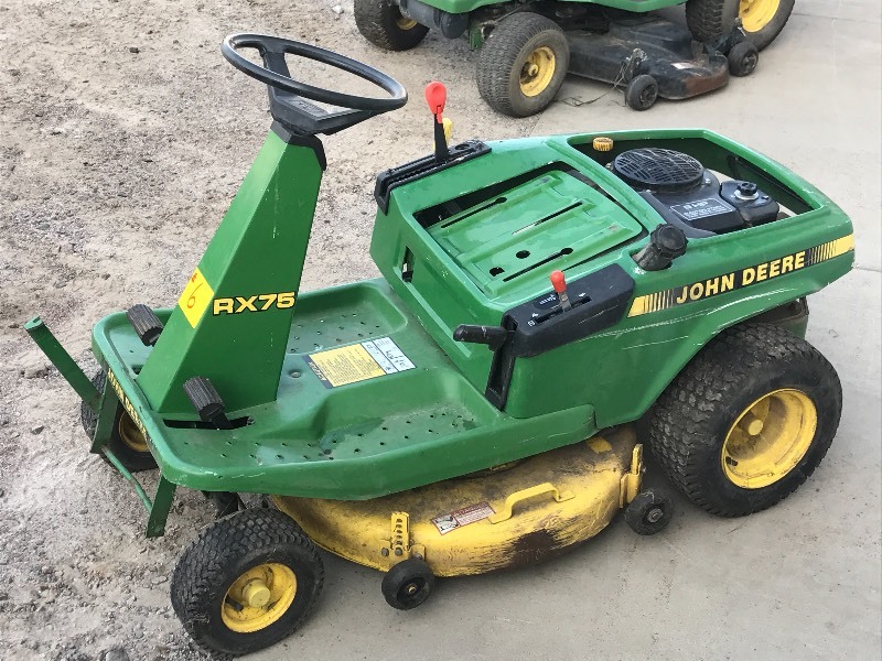 John Deere RX75 Riding Mower August Lawn Snow K BID