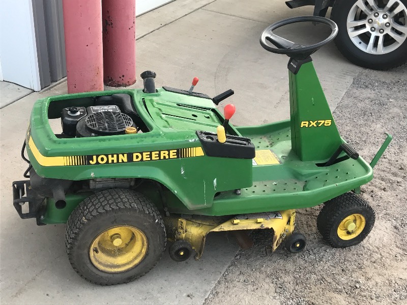 John Deere RX75 Riding Mower August Lawn Snow K BID