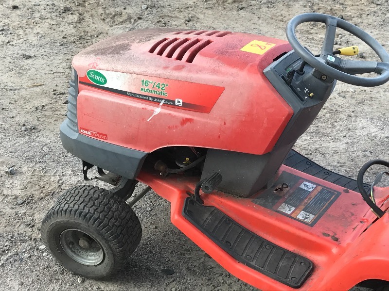 Scotts riding lawn mower 16hp online 42