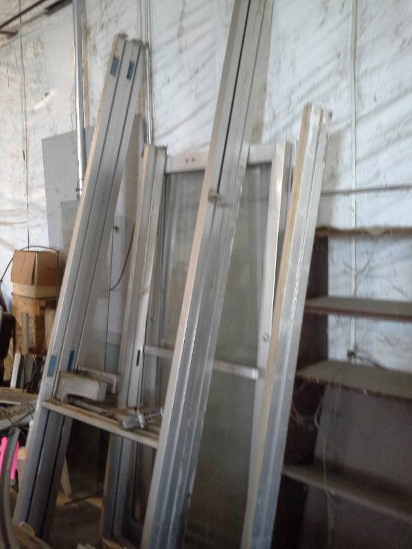 Three Commercial Aluminum Doors