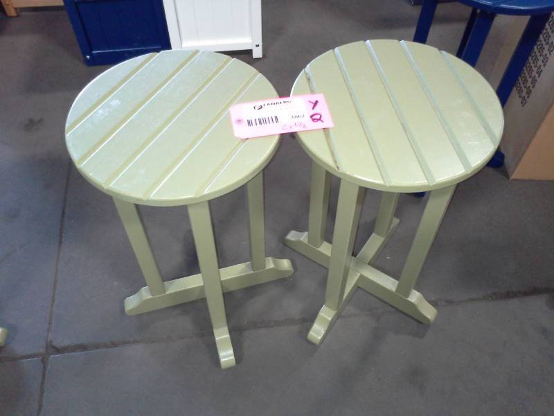 Pair of Cocktail Stools (Lime Green)