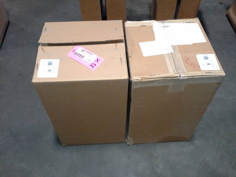 Pair of Waste Receptacles (Terra Cotta)