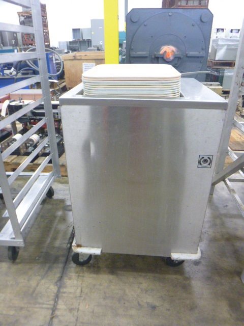 lot 26 image: Half Size Tray Holder with Trays and Casters