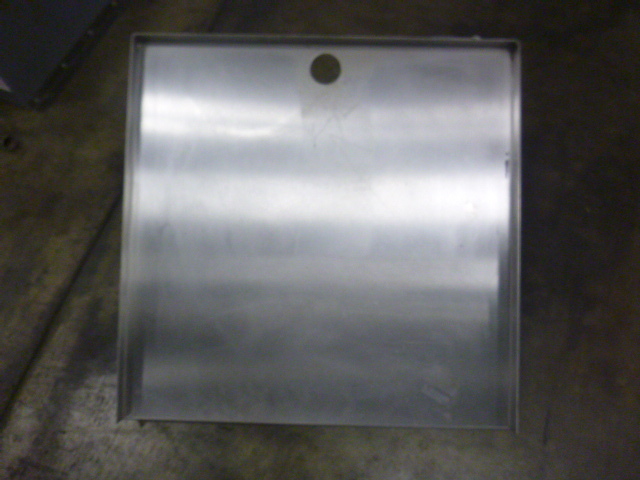 lot 44 image: Stainless Wall Shelf with Brackets