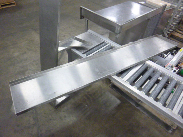 lot 51 image: Stainless Wall Shelf with Brackets