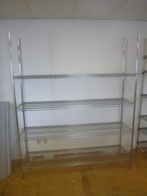 lot 93 image: Wire Shelving