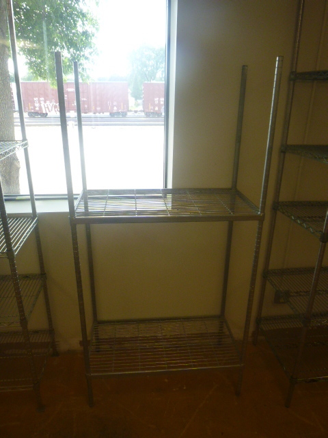 lot 108 image: 2 Shelf Wire Racking