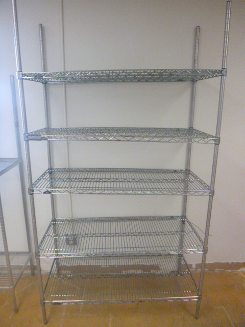 lot 109 image: 5 Shelf Wire Racking