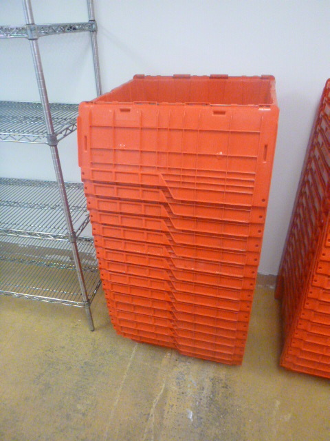 lot 125 image: 17 Plastic Totes
