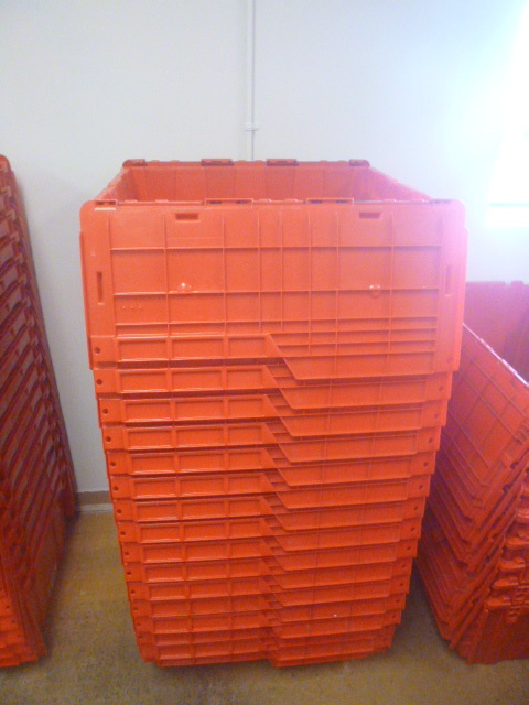 lot 132 image: 17 Plastic Totes
