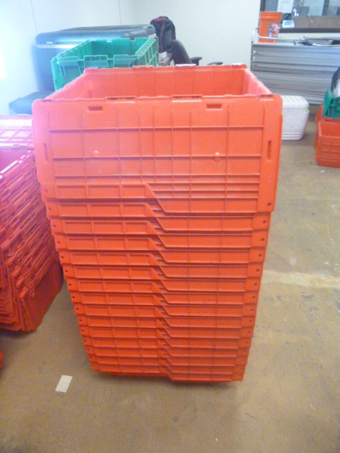 lot 133 image: 17 Plastic Totes