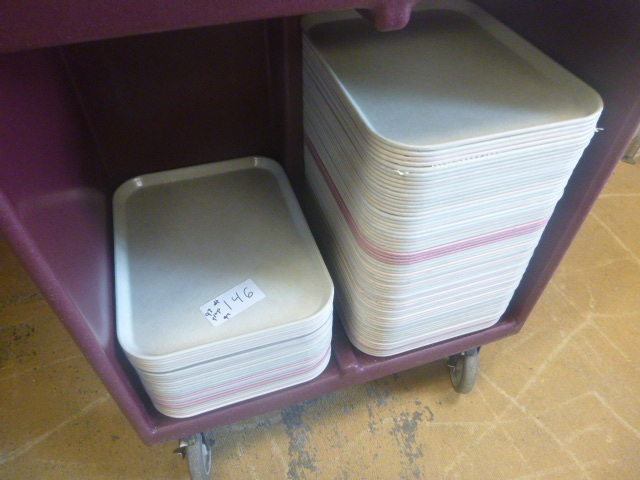 lot 146 image: Serving Trays by Cambro