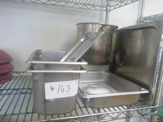 lot 163 image: Steam Table Pans