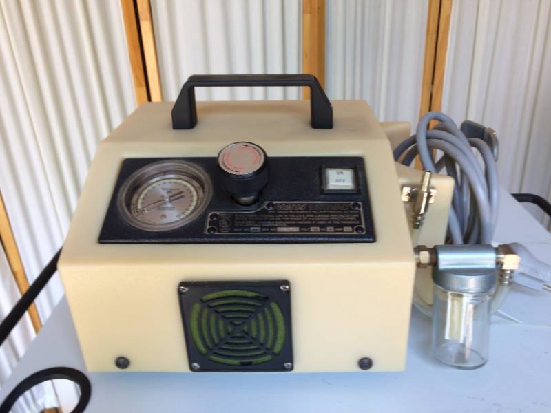 lot 8 image: Retail USED $300 Portable Aeros Instavac Endoscopic Surgical Aspirator Vacuum Suction Pump Urgent Care Medical Clinic & Hospital Use - Many Uses For This High Power Suction Pump - Excellent Working Condition