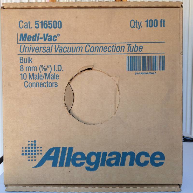 lot 20 image: New In Package - Allegiance Health 516500 Medi-Vac Universal Vacuum Connection Tube Tubing Bulk 100 Foot