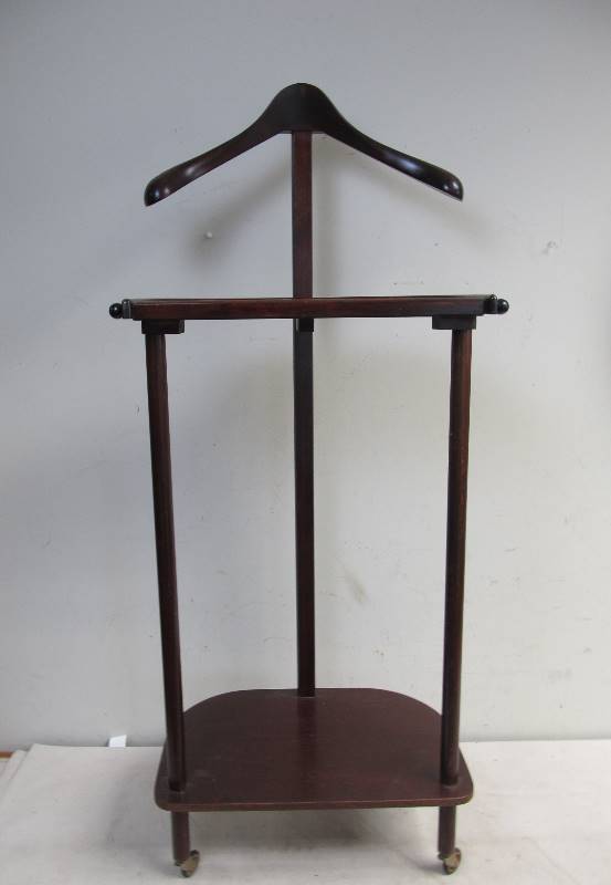 lot 60 image: Vintage Mid Century Danish Modern Valet Stand