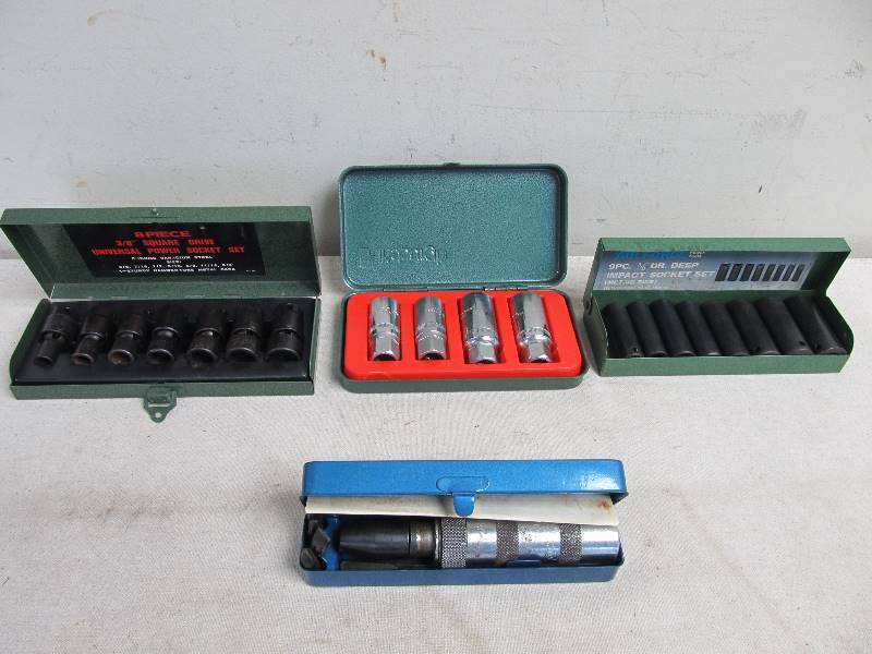 lot 97 image: Group of Heavy Duty Sockets 