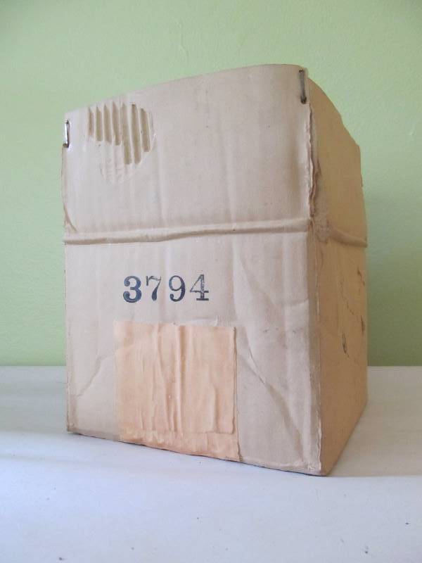 lot 125 image: Signed MICHAEL HARVEY Pottery Cardboard Box