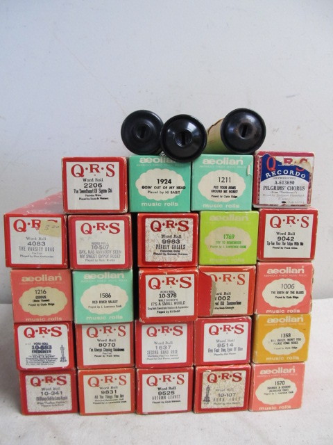 lot 10 image: Lot of Antique Player Piano Rolls