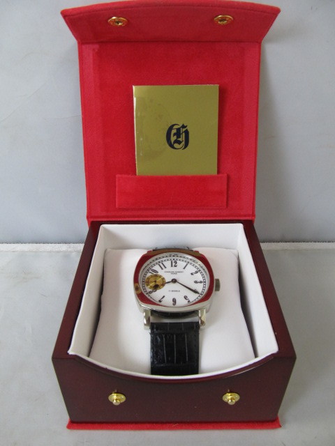lot 13 image: MINT IN BOX - Charles Hubert Mens Watch