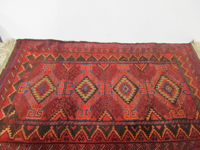 lot 65 image: Vintage Hand Made Persian Rug