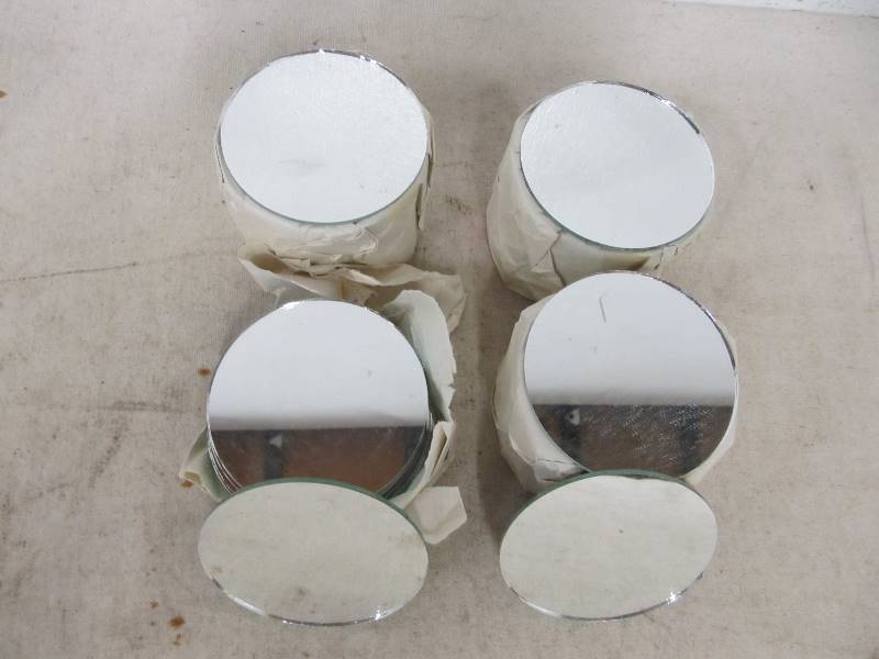 lot 42 image: Large Lot of 3 round mirrors