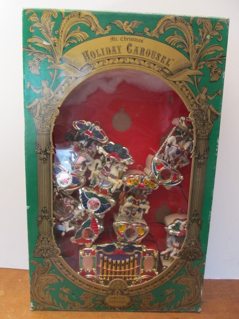 lot 154 image: Mr. Christmas Holiday Carousel in Box