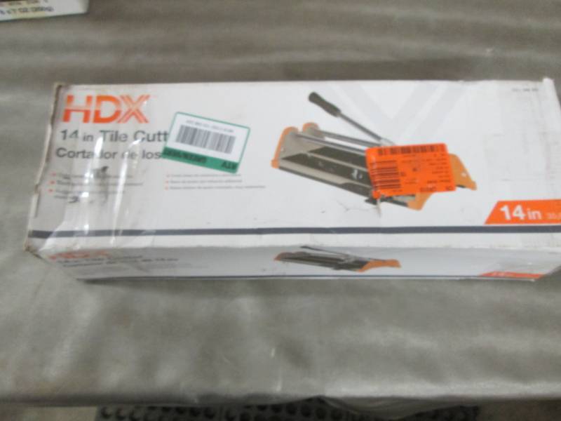 HDX 14 in. Rip Ceramic Tile Cutter ...