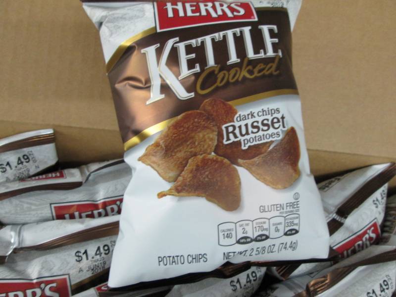 Case of 24 Herrs Kettle Dark Chips ...