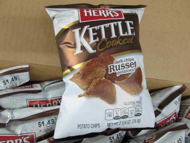 Case of 24 Herrs Kettle Dark Chips ...