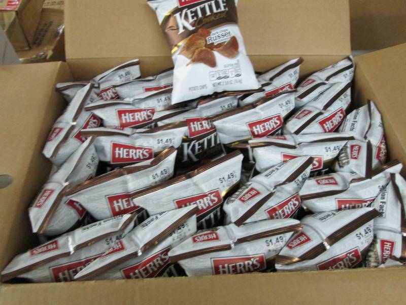 Case of 24 Herrs Kettle Dark Chips ...