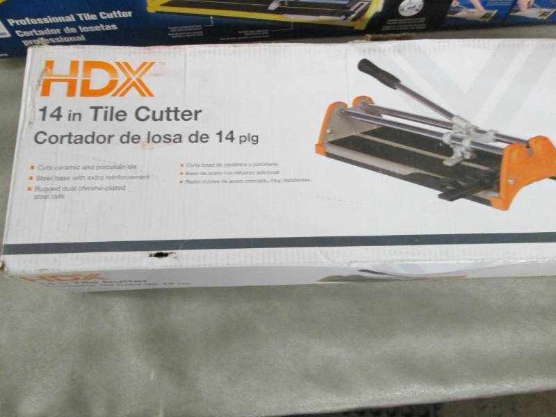 HDX 14 in. Rip Ceramic Tile Cutter ...