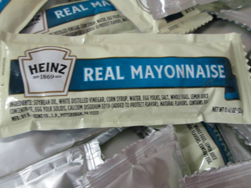 Case of 500 Heinz Real Mayonnaise ....