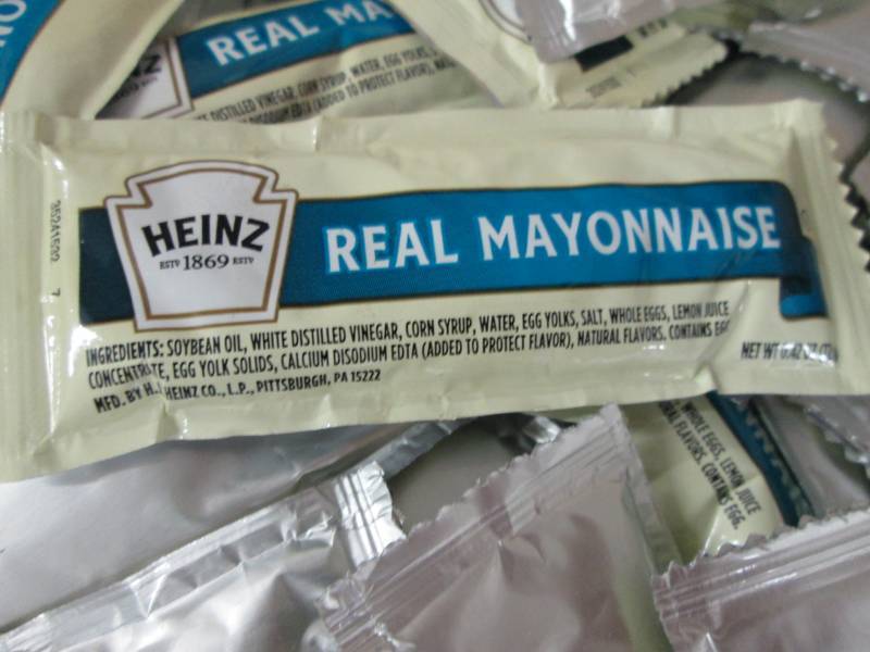 Case of 500 Heinz Real Mayonnaise ....