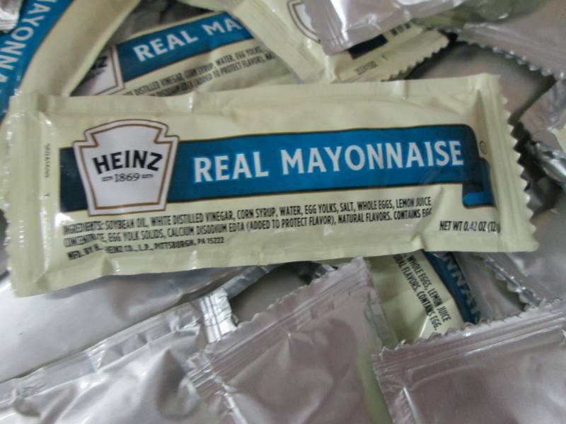 Case of 500 Heinz Real Mayonnaise ....