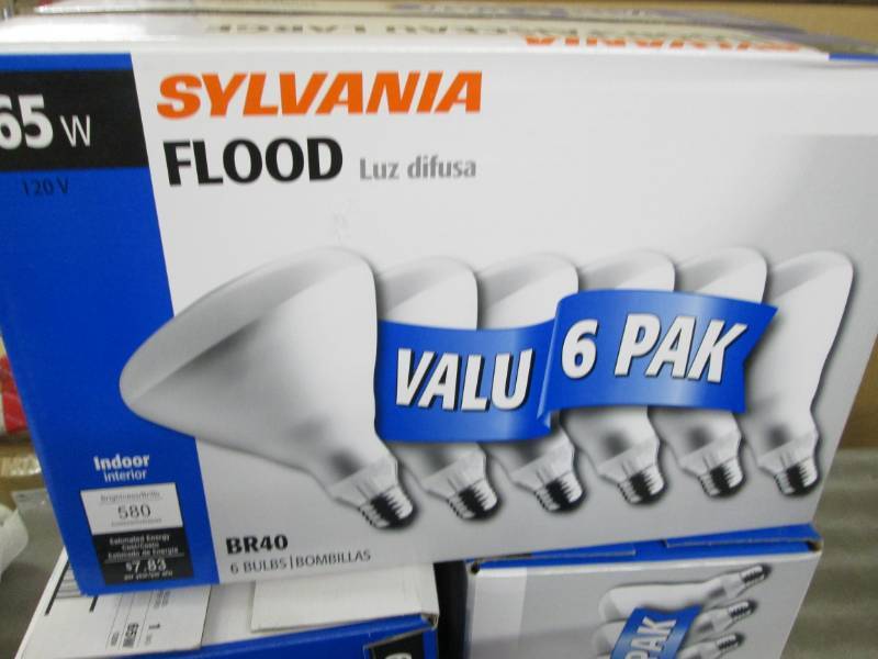 4 Boxes of 6 ea Sylvania Home Light...
