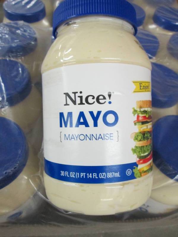 2 Cases of 12(24) Nice Mayonnaise ...