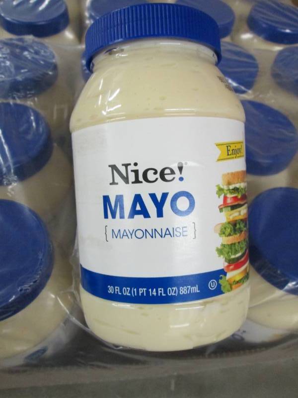 2 Cases of 12(24) Nice Mayonnaise ...