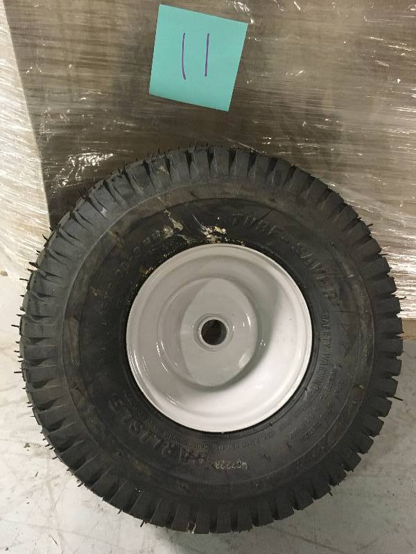 lot 11 image: Arnold 15 in. Universal Front-Rider Wheel for Lawn Tractors New