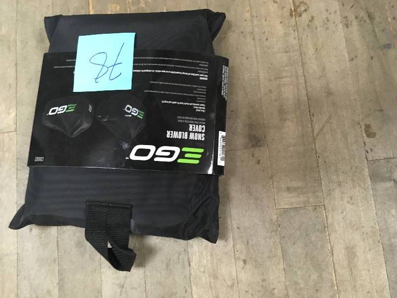 lot 78 image: Ego Snow Blower Cover in good condition