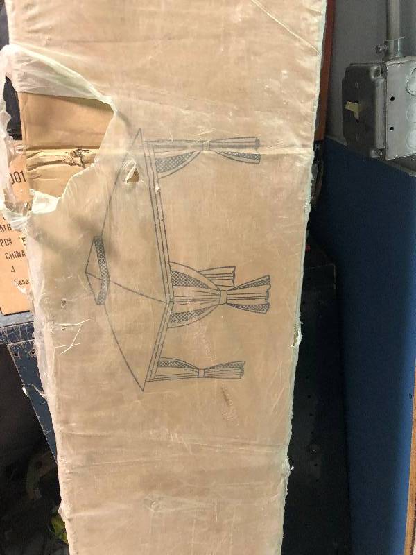 lot 108 image: Sunjoy Carrington 12 ft. x 10 ft. Domed Top Gazebo not used