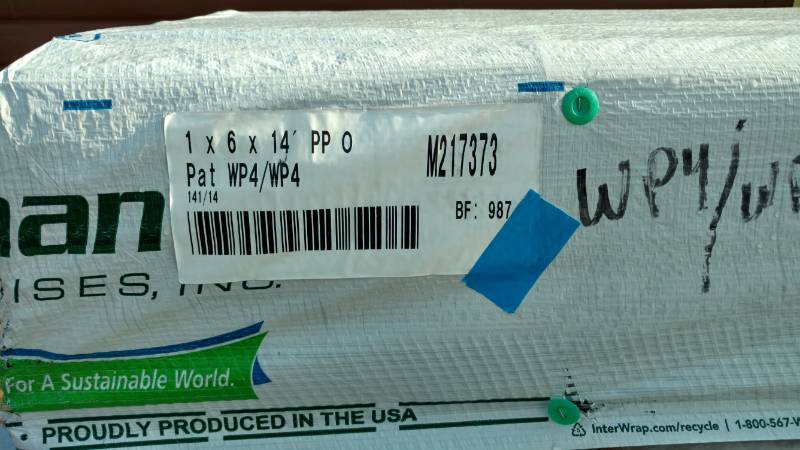 1x6x16 Ponderosa Knotty Pine Reversible Tongue and Groove Outs