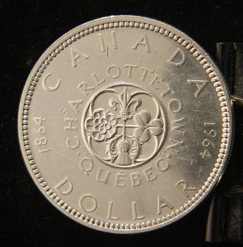 lot 34 image: 1964 CANADA SILVER DOLLAR