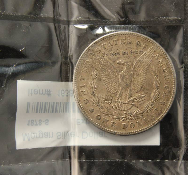 lot 42 image: 1878-S MORGAN SILVER DOLLAR XF SEALED LITTLETON