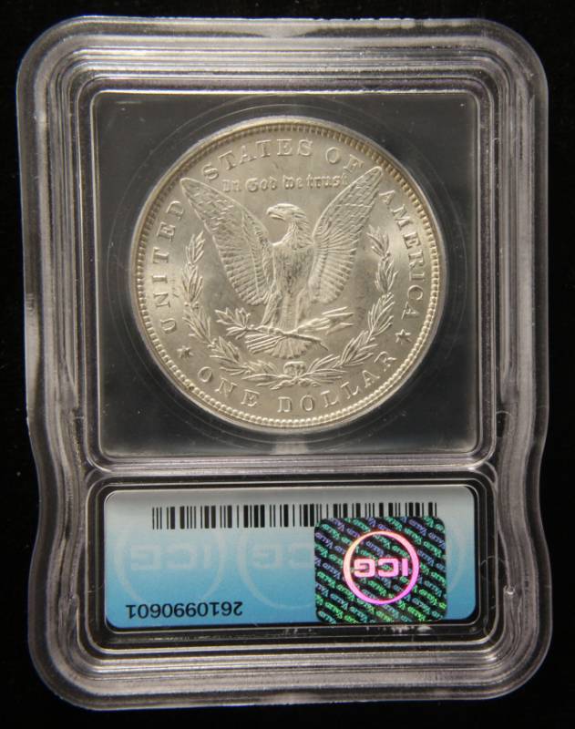 lot 85 image: 1883 MORGAN SILVER DOLLAR MS64 ICG