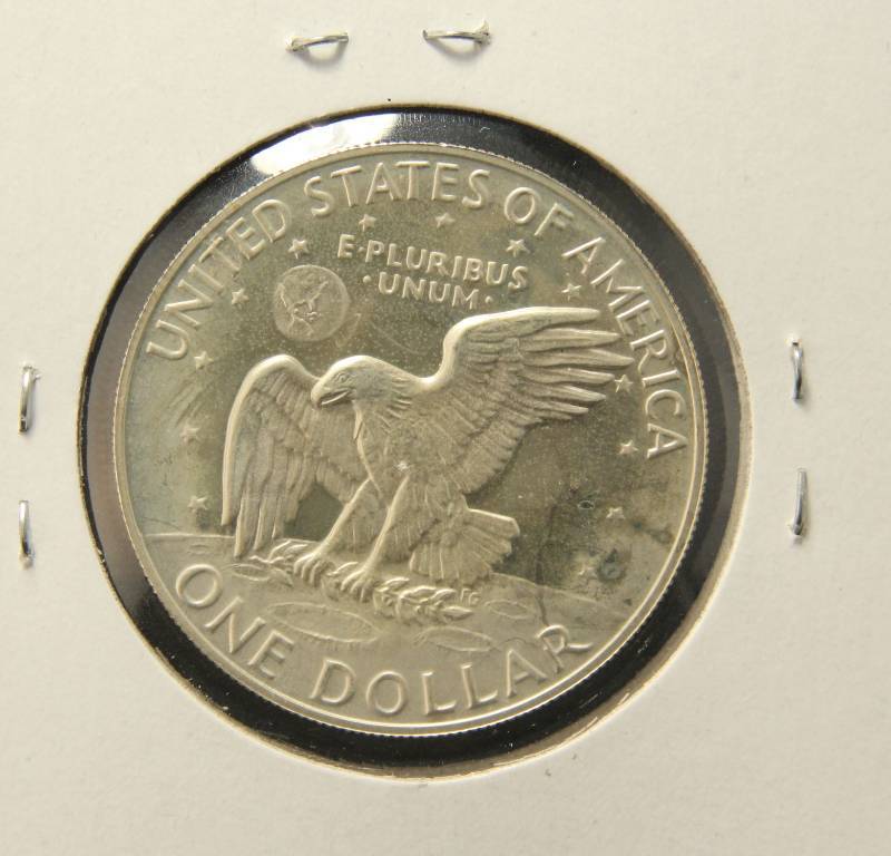 lot 91 image: 1974-S EISENHOWER SILVER DOLLAR (40% SILVER)