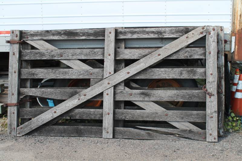 Wood Stockyard Gate Came Out Of So...