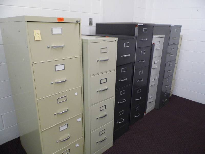 Lot of 7 File Cabinets